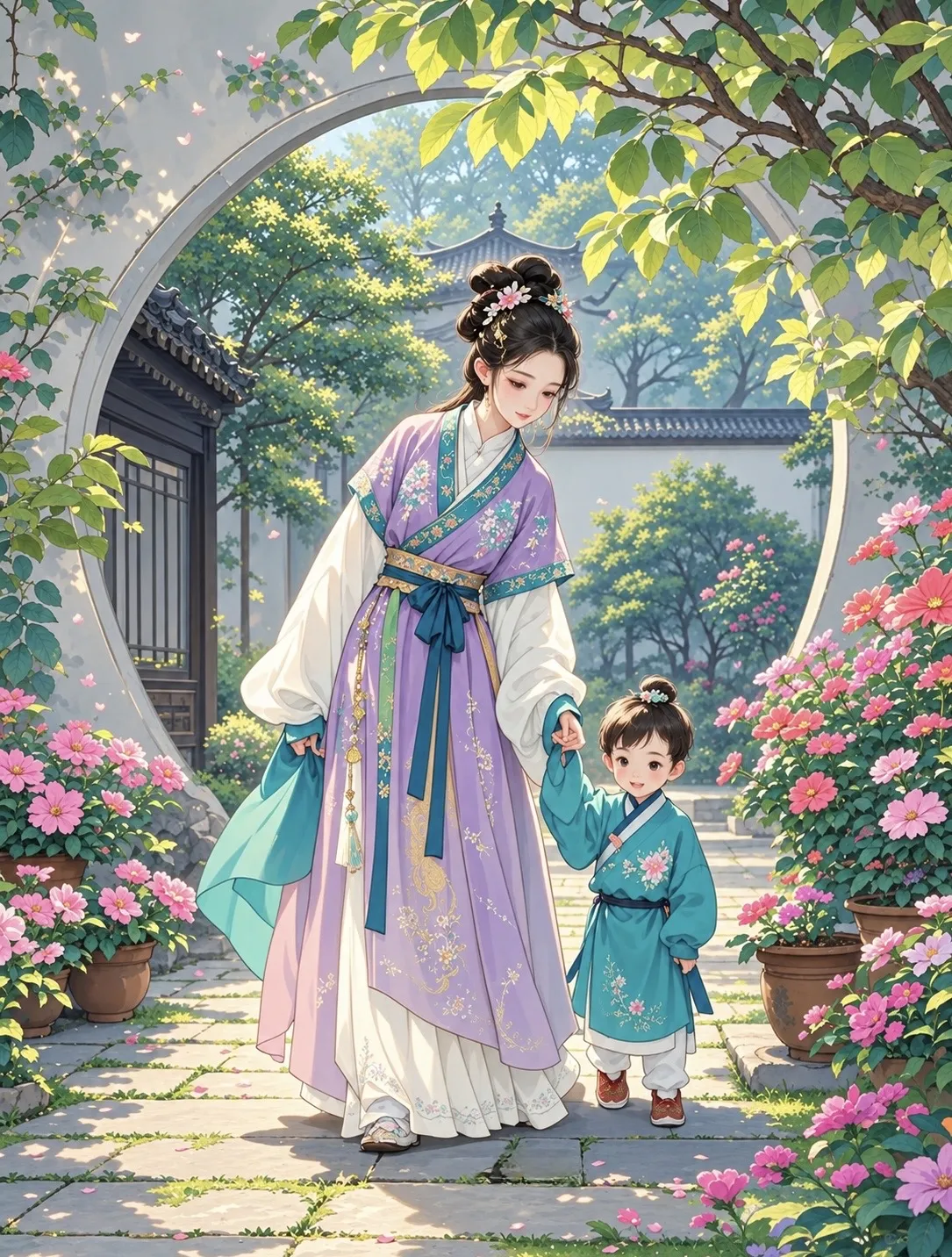 CUỘC SỐNG NUÔI CON THƯỜNG NGÀY CỦA CHỦ MẪU