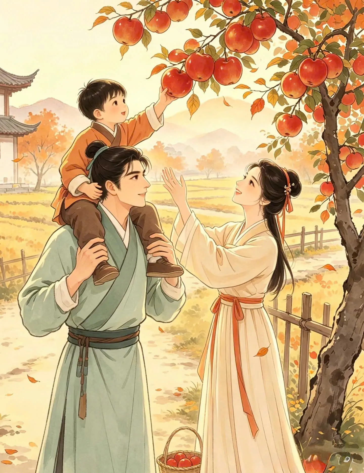 MỘC TÊ VÀNG RỰC, NHÀNH HỒNG ĐỎ TƯƠI