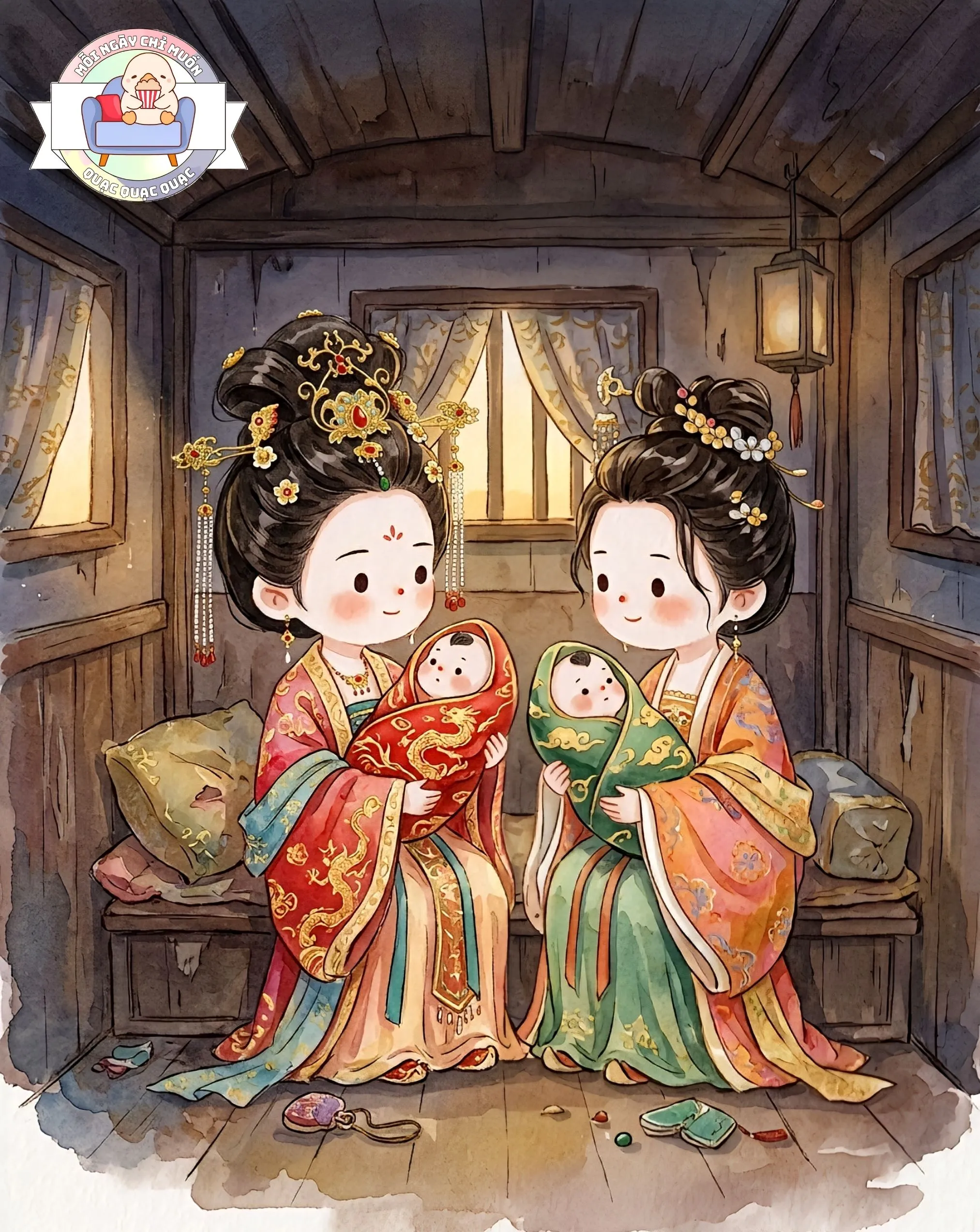 Sau Khi Tráo Con Với Bạn Thân, Ta Trở Thành Nữ Đế!